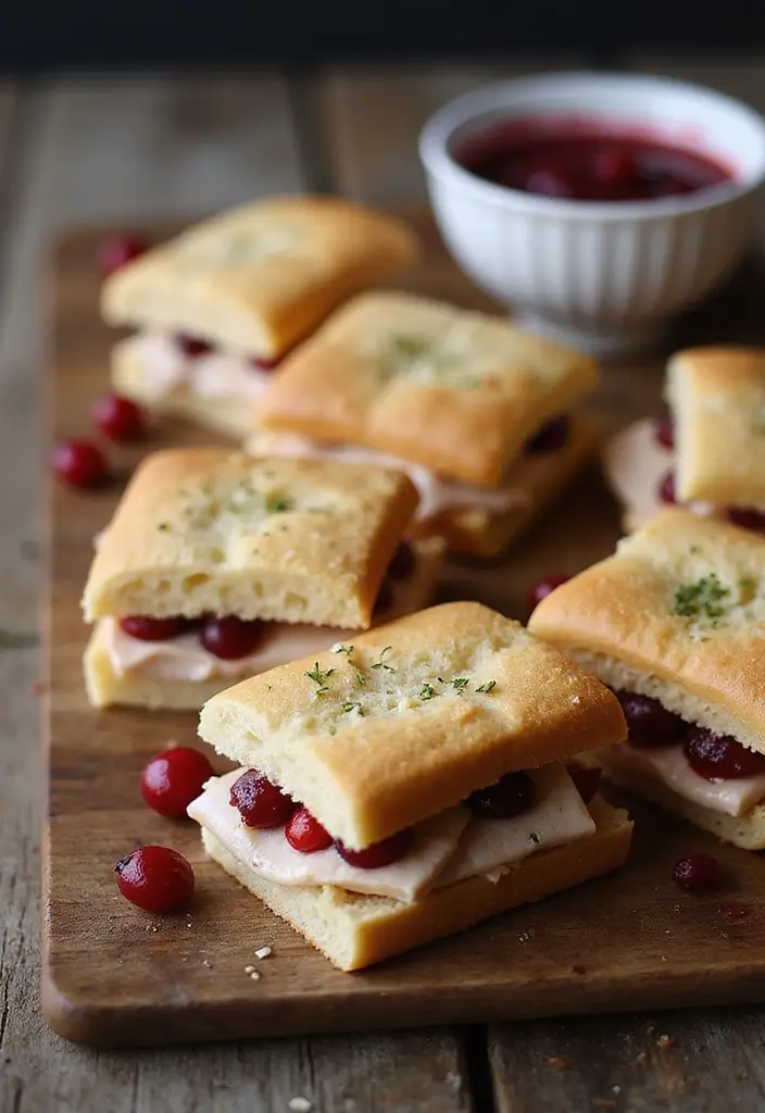 30 Finger Sandwiches for Tea Party That Guests Will Love 8 30 Finger Sandwiches for Tea Party That Guests Will Love - 8. Turkey and Cranberry Sandwiches