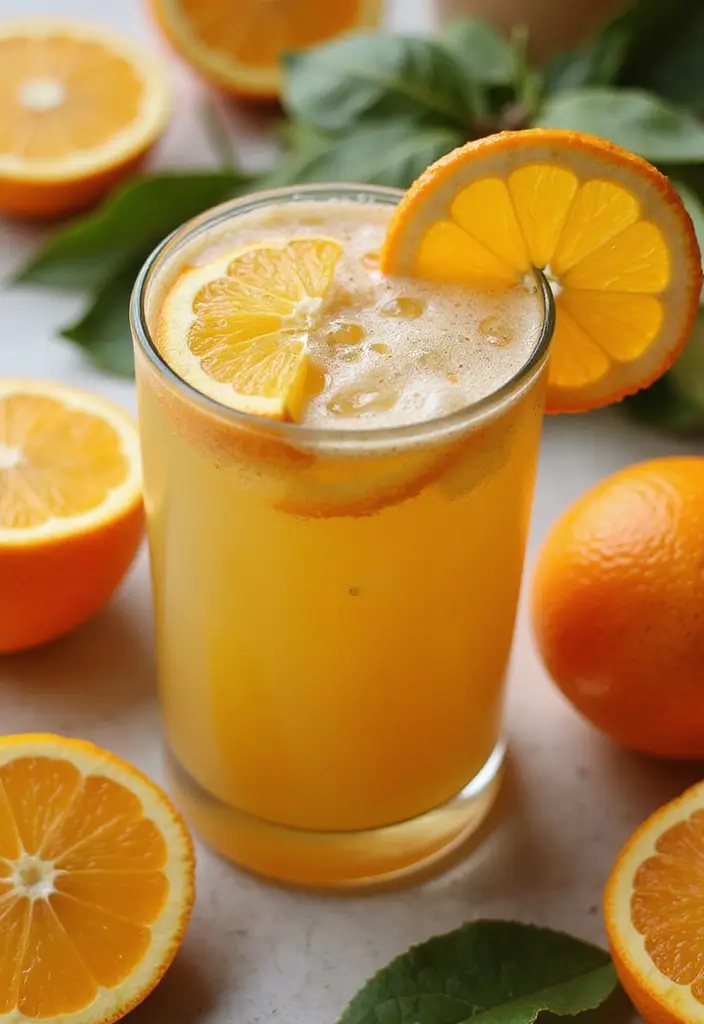 30 Green Tea Recipes That Are Healthy and Refreshing 11 30 Green Tea Recipes That Are Healthy and Refreshing - 11. Orange Ginger Green Tea Fizz