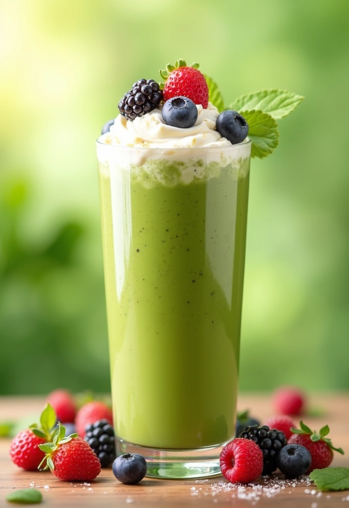 30 Green Tea Recipes That Are Healthy and Refreshing 16 30 Green Tea Recipes That Are Healthy and Refreshing - 16. Green Tea Berry Frappe