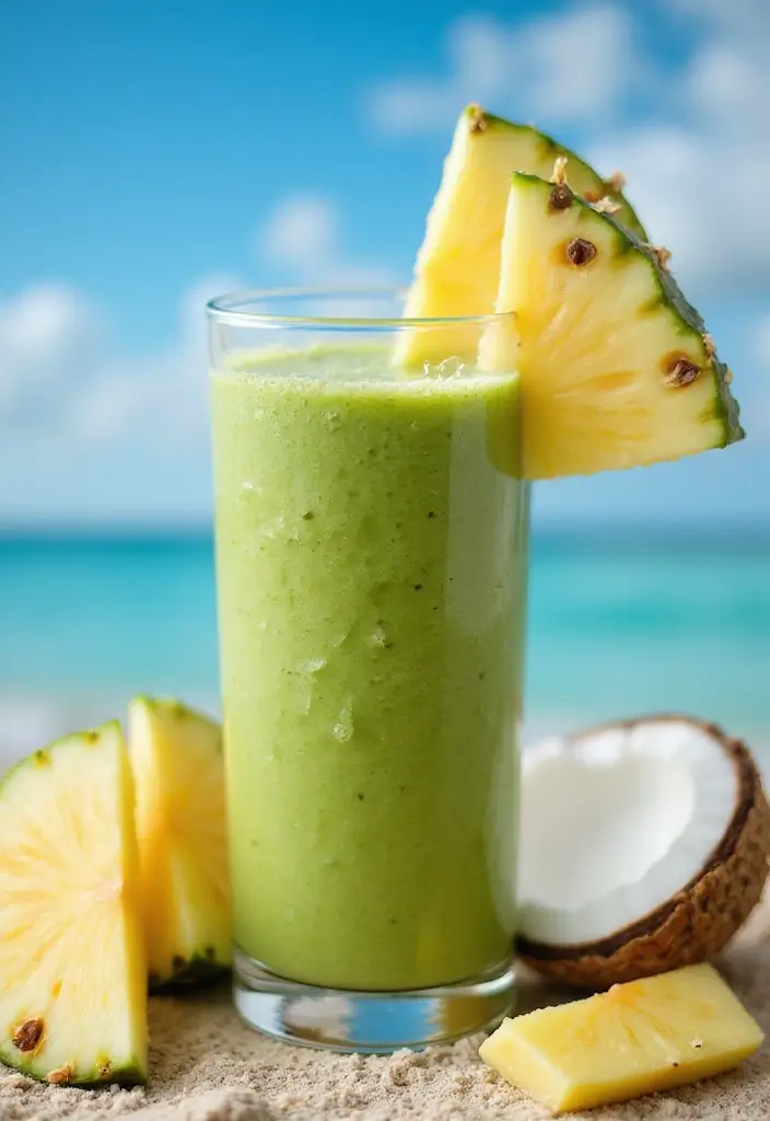 30 Green Tea Recipes That Are Healthy and Refreshing 19 30 Green Tea Recipes That Are Healthy and Refreshing - 19. Green Tea Pina Colada Smoothie