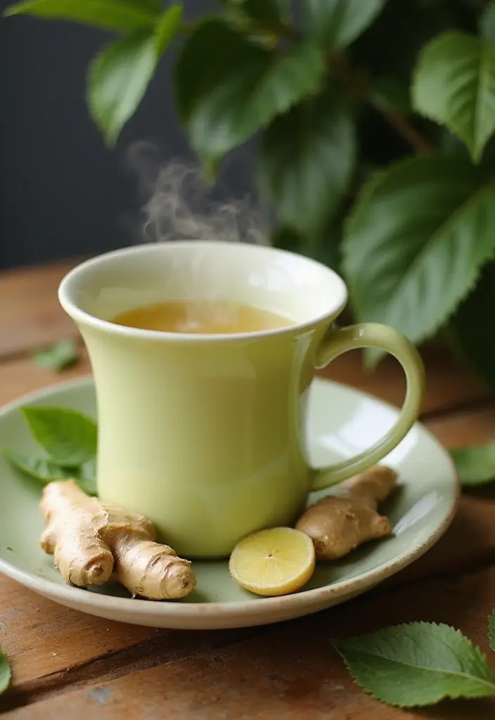 30 Green Tea Recipes That Are Healthy and Refreshing 24 30 Green Tea Recipes That Are Healthy and Refreshing - 24. Green Tea and Ginger Infusion