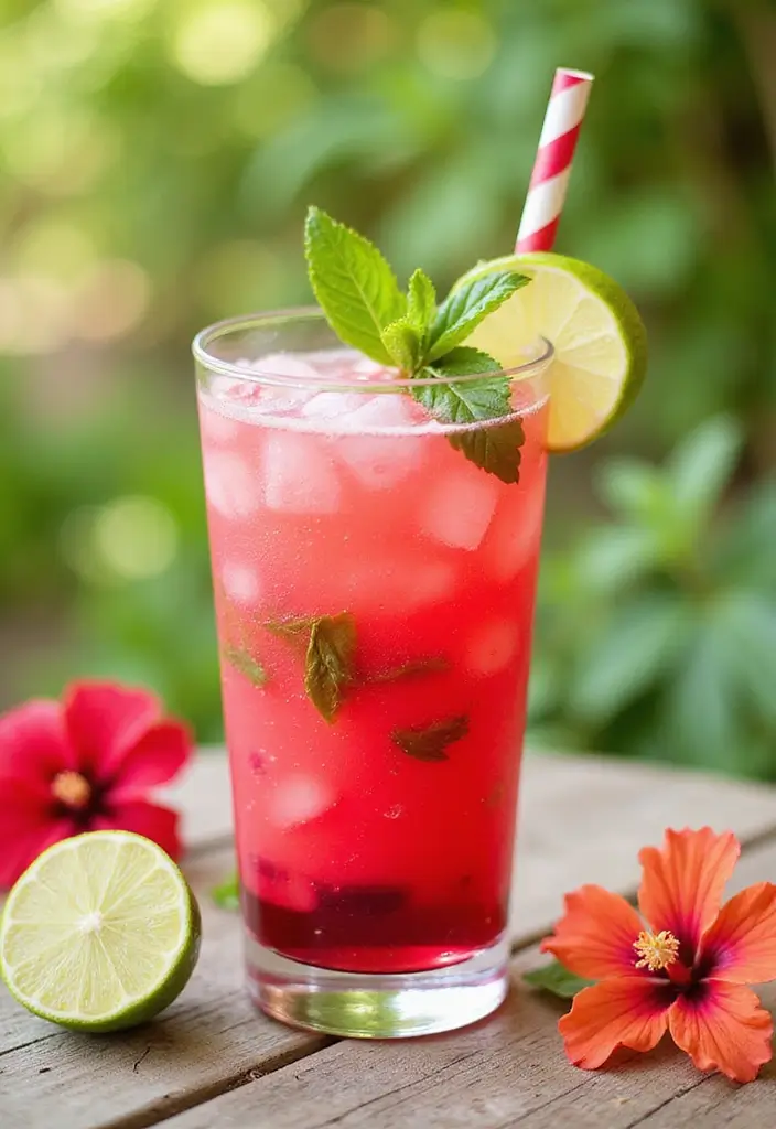 30 Green Tea Recipes That Are Healthy and Refreshing 29 30 Green Tea Recipes That Are Healthy and Refreshing - 29. Green Tea and Hibiscus Cooler