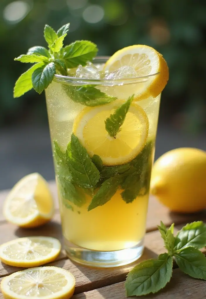 30 Green Tea Recipes That Are Healthy and Refreshing 4 30 Green Tea Recipes That Are Healthy and Refreshing - 4. Lemon Basil Green Tea Spritzer
