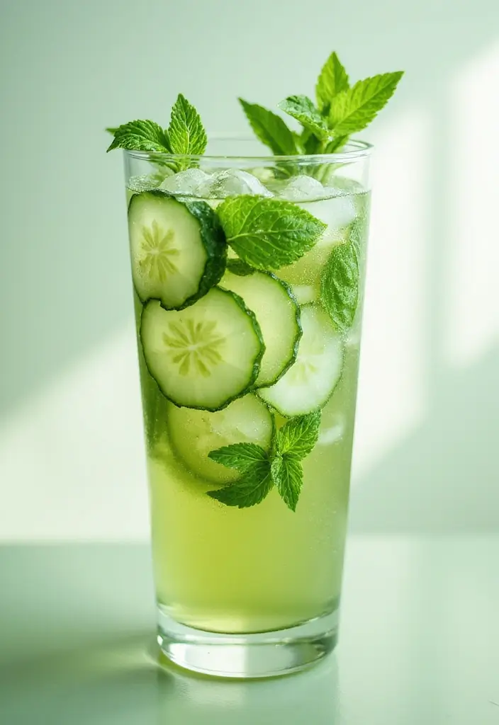 30 Green Tea Recipes That Are Healthy and Refreshing 7 30 Green Tea Recipes That Are Healthy and Refreshing - 7. Cucumber Green Tea Cooler