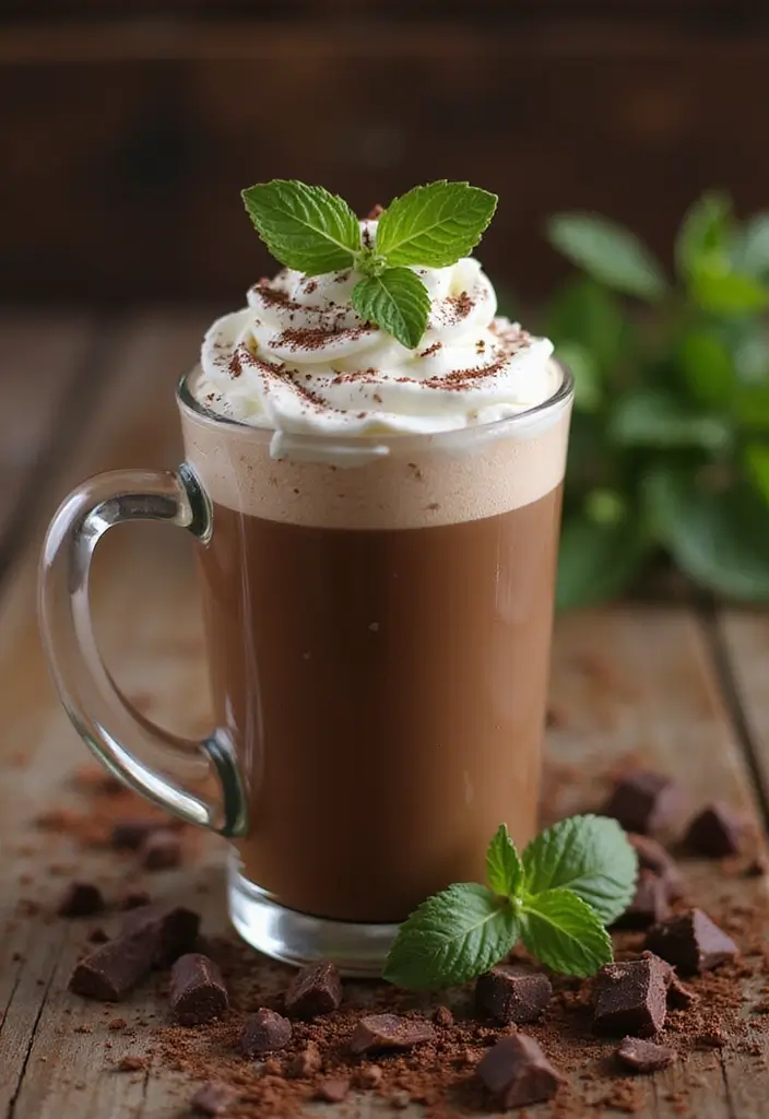 30 Healthy Coffee Drinks That Still Taste Amazing 13 30 Healthy Coffee Drinks That Still Taste Amazing - 13. Chocolate Mint Coffee
