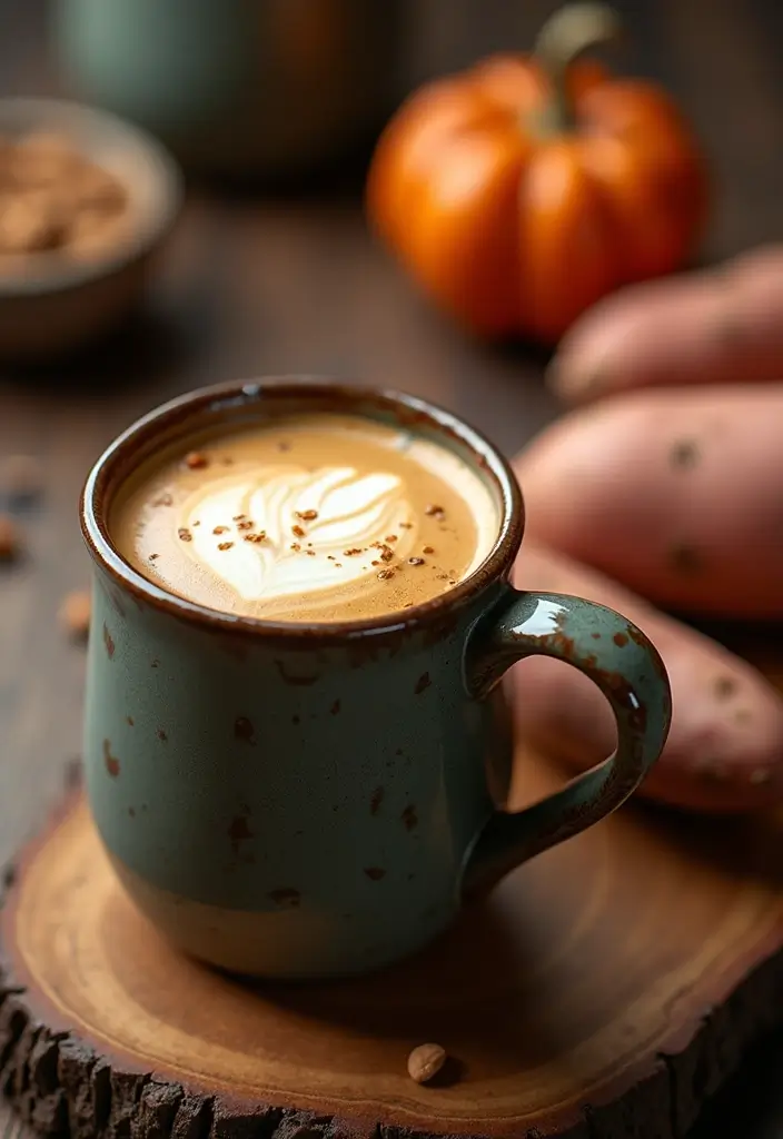 30 Healthy Coffee Drinks That Still Taste Amazing 22 30 Healthy Coffee Drinks That Still Taste Amazing - 22. Sweet Potato Coffee