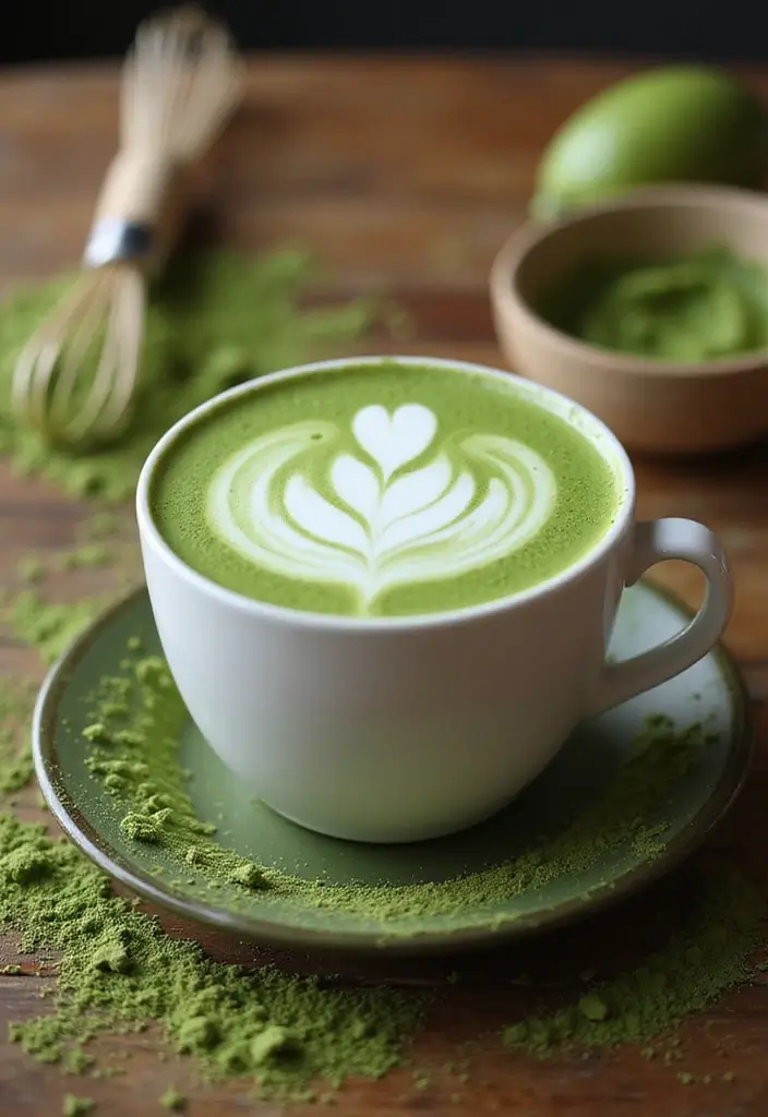 30 Healthy Coffee Drinks That Still Taste Amazing 3 30 Healthy Coffee Drinks That Still Taste Amazing - 3. Matcha Latte