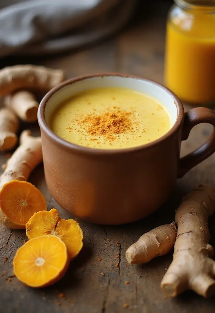 30 Healthy Coffee Drinks That Still Taste Amazing 4 30 Healthy Coffee Drinks That Still Taste Amazing - 4. Turmeric Ginger Latte