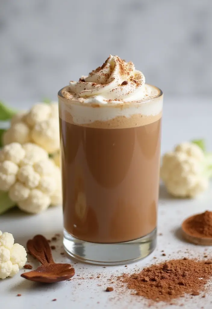 30 Healthy Coffee Drinks That Still Taste Amazing 6 30 Healthy Coffee Drinks That Still Taste Amazing - 6. Mocha Cauliflower Coffee