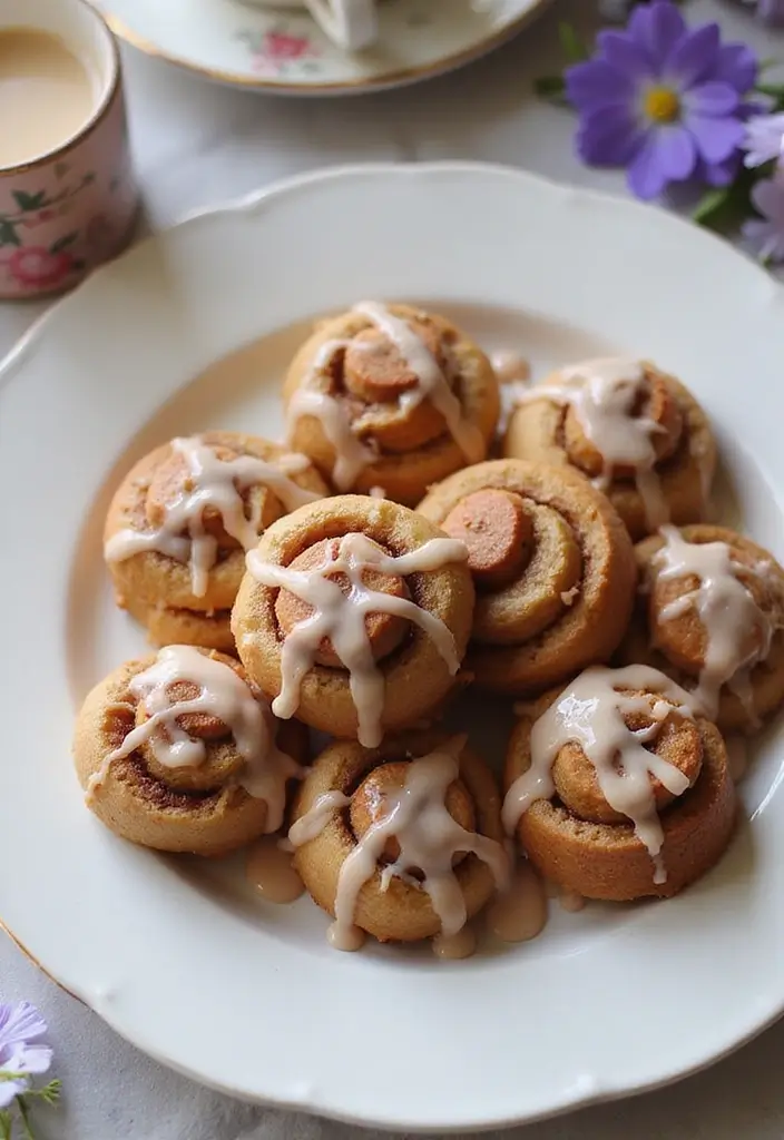 30 High Tea Hapjes That Taste as Good as They Look 23 30 High Tea Hapjes That Taste as Good as They Look - 23. Cinnamon Roll Bites