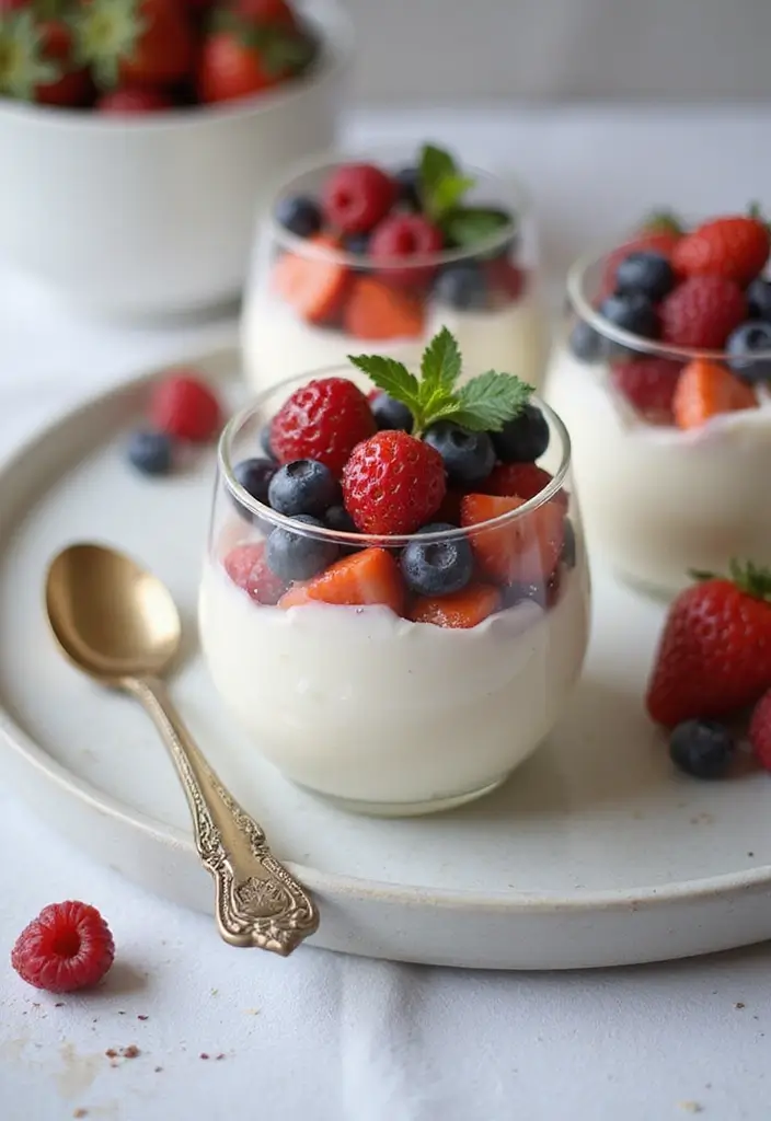 30 High Tea Menu Ideas for an Elegant Gathering 16 30 High Tea Menu Ideas for an Elegant Gathering - 16. Honey and Almond Yogurt Parfaits