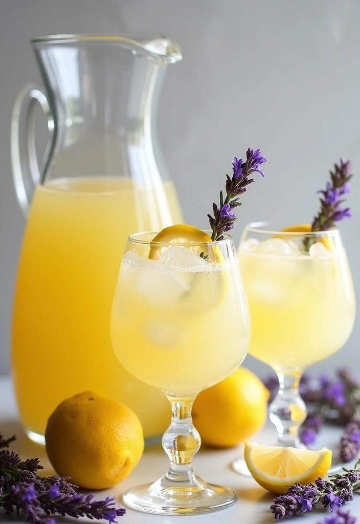 30 High Tea Menu Ideas for an Elegant Gathering 22 30 High Tea Menu Ideas for an Elegant Gathering - 22. Honey-Lavender Lemonade