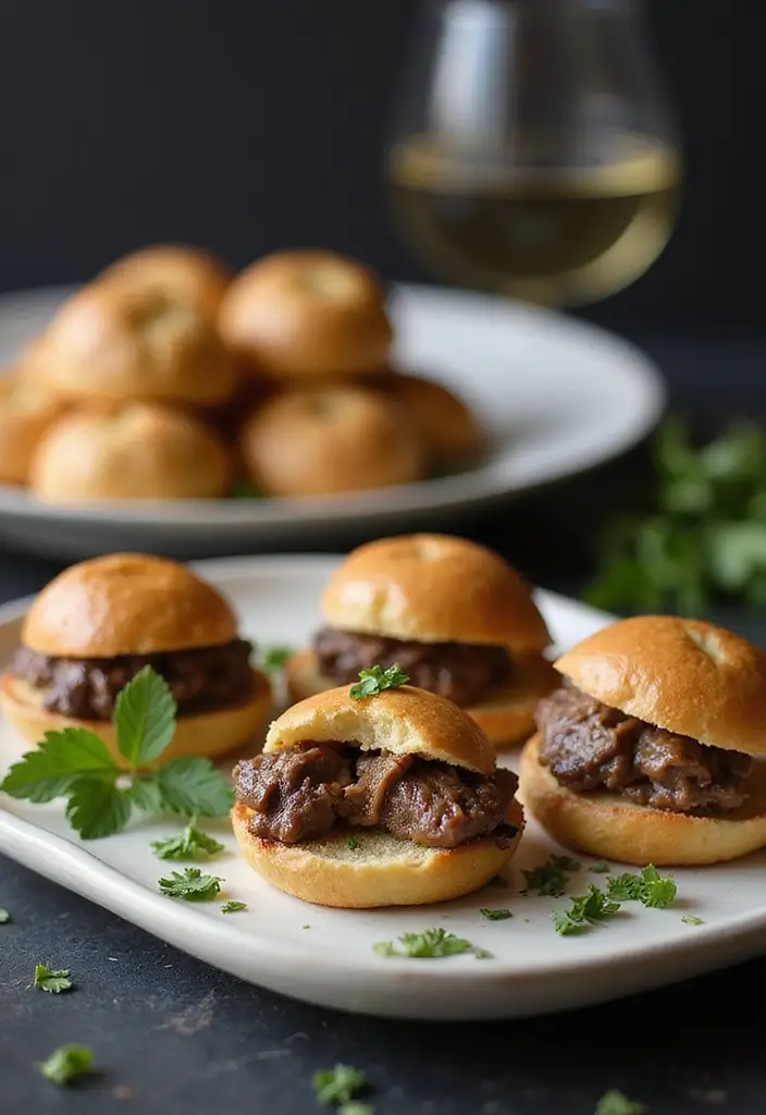 30 High Tea Menu Ideas for an Elegant Gathering 23 30 High Tea Menu Ideas for an Elegant Gathering - 23. Mini Beef Wellington Bites