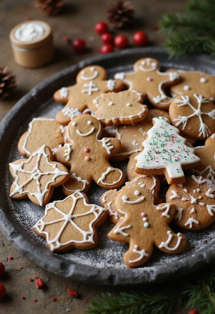 30 High Tea Menu Ideas for an Elegant Gathering 27 30 High Tea Menu Ideas for an Elegant Gathering - 27. Gingerbread Cookies