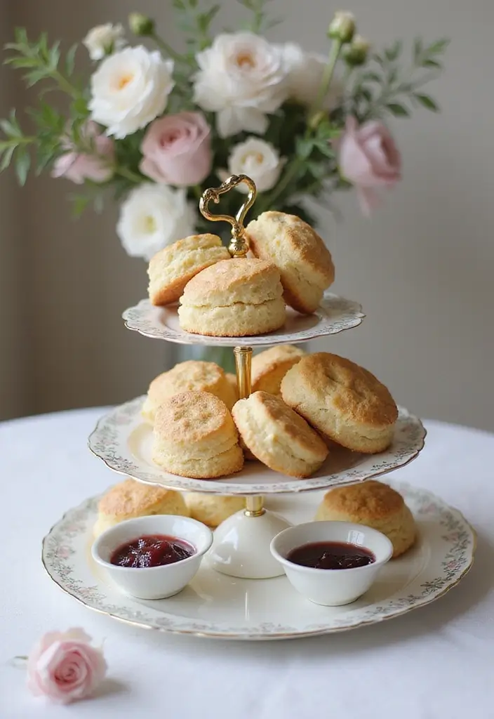 30 High Tea Menu Ideas for an Elegant Gathering 3 30 High Tea Menu Ideas for an Elegant Gathering - 3. Classic Scones with Clotted Cream