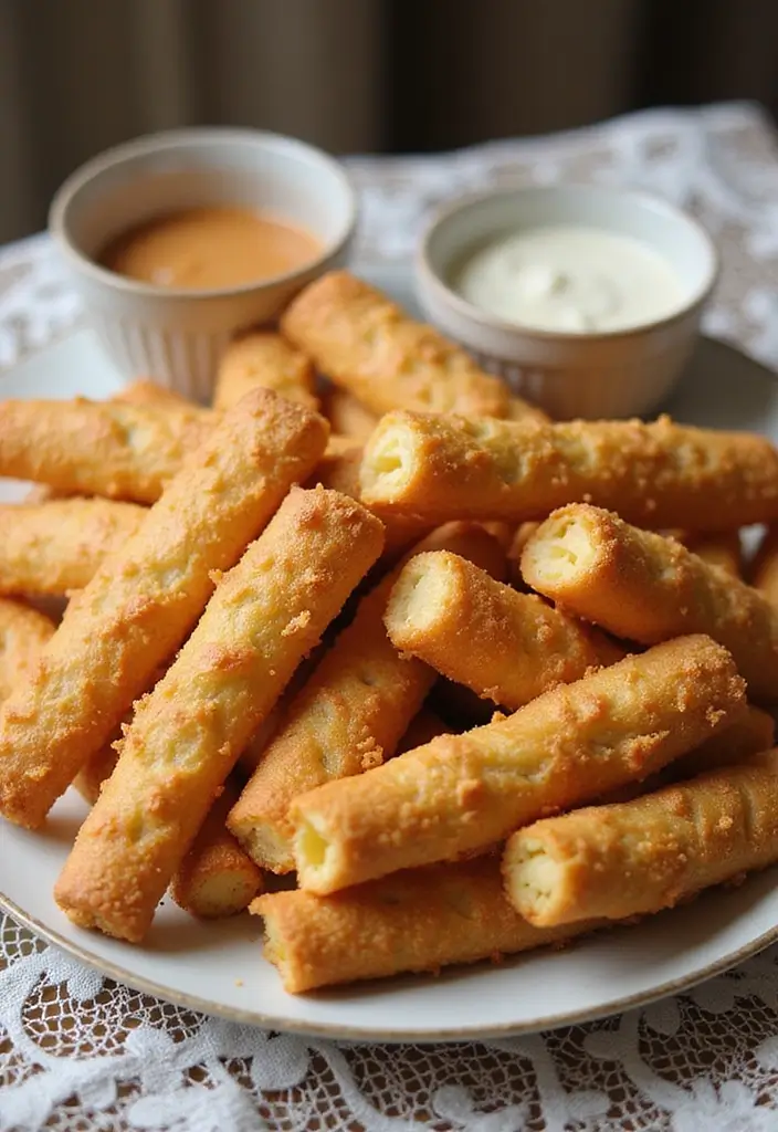 30 High Tea Menu Ideas for an Elegant Gathering 4 30 High Tea Menu Ideas for an Elegant Gathering - 4. Savory Cheese Straws