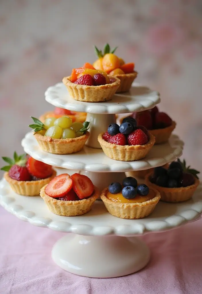 30 High Tea Menu Ideas for an Elegant Gathering 5 30 High Tea Menu Ideas for an Elegant Gathering - 5. Elegant Fruit Tarts