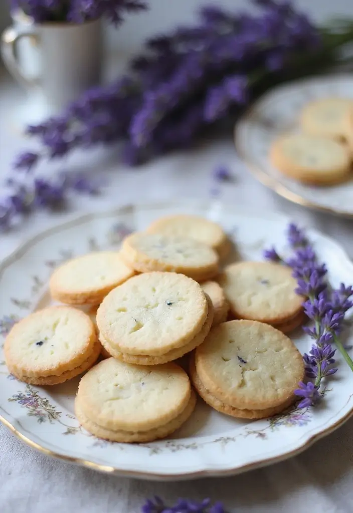 30 High Tea Menu Ideas for an Elegant Gathering 8 30 High Tea Menu Ideas for an Elegant Gathering - 8. Sweet Lavender Shortbread