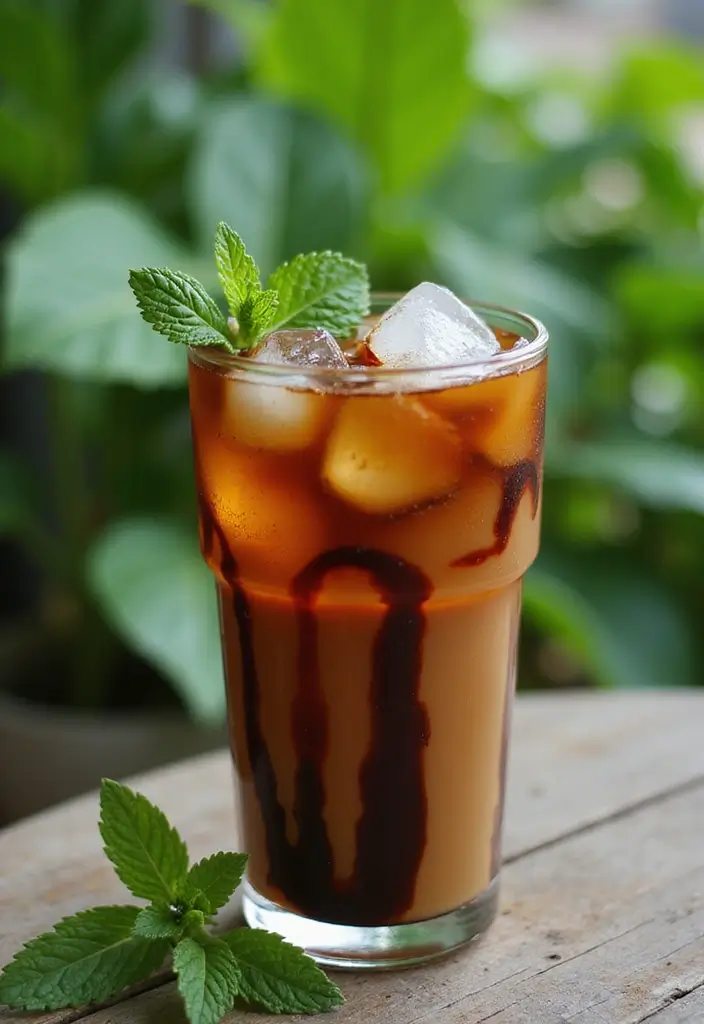 30 Iced Coffee Drinks That Are Refreshing and Delicious 13 30 Iced Coffee Drinks That Are Refreshing and Delicious - 13. Iced Coffee with Mint and Chocolate