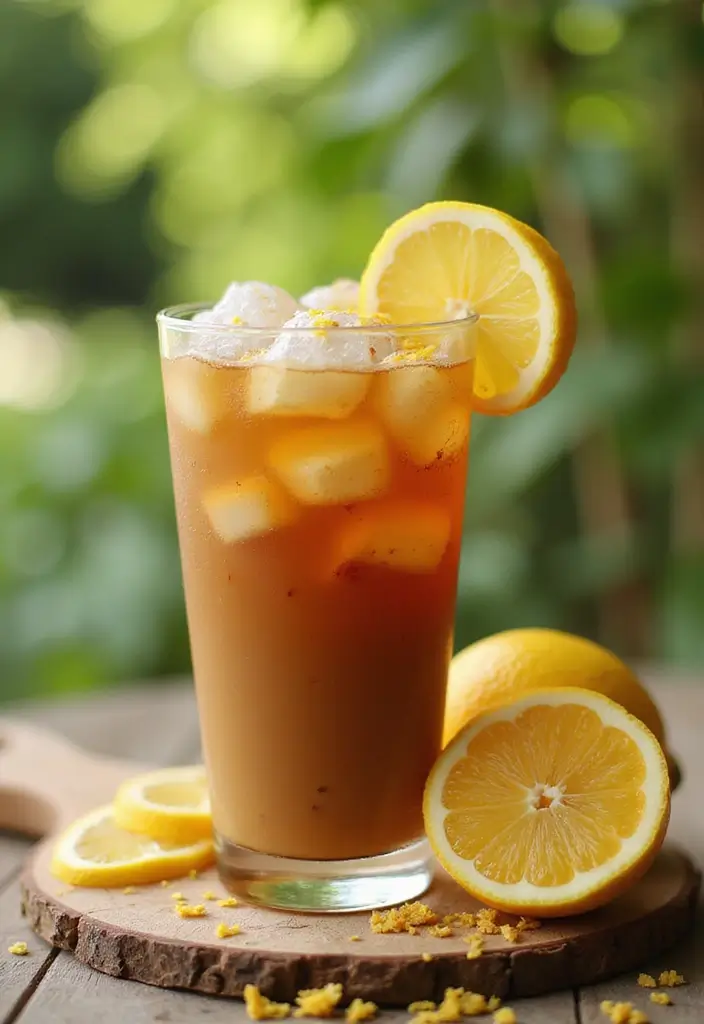 30 Iced Coffee Drinks That Are Refreshing and Delicious 22 30 Iced Coffee Drinks That Are Refreshing and Delicious - 22. Iced Coffee with Lemon Zest