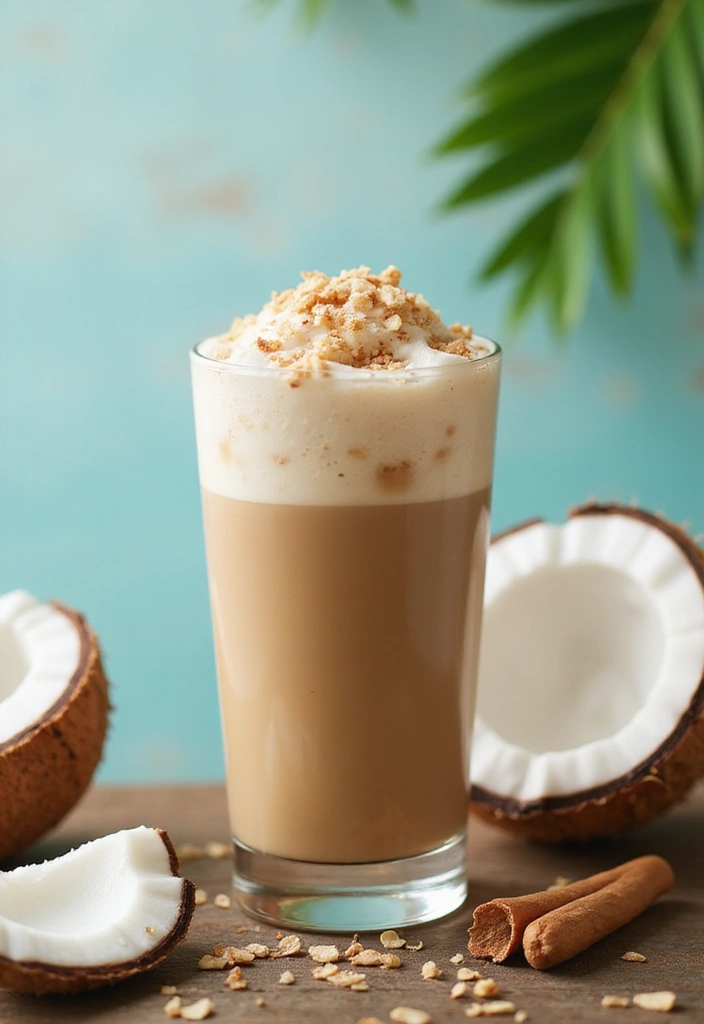 30 Iced Coffee Drinks That Are Refreshing and Delicious 6 30 Iced Coffee Drinks That Are Refreshing and Delicious - 6. Coconut Iced Coffee