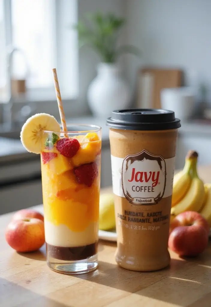 30 Javy Coffee Recipes That Are Quick and Easy 25 30 Javy Coffee Recipes That Are Quick and Easy - 25. Javy Coffee Fruit Smoothie