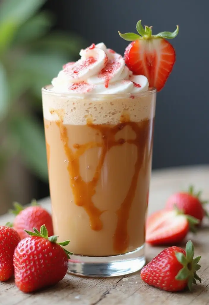 30 Keurig Iced Coffee Recipes That Taste Better Than Starbucks 18 30 Keurig Iced Coffee Recipes That Taste Better Than Starbucks - 18. Strawberry Shortcake Iced Coffee