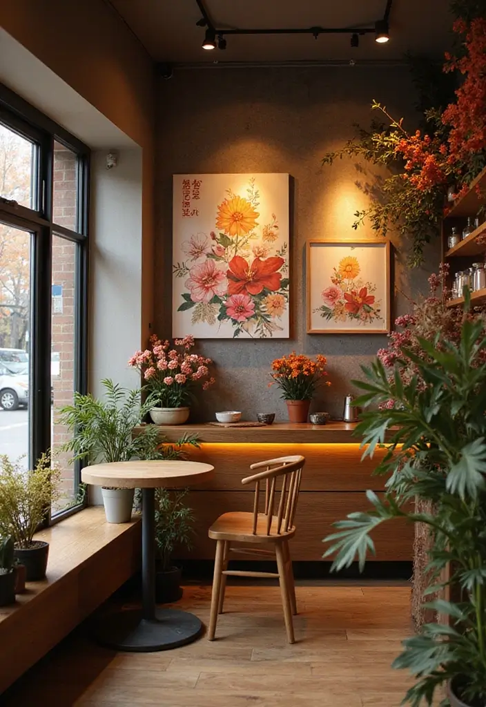 30 Korean Coffee Shop Aesthetic Ideas You’ll Want to Visit 13 30 Korean Coffee Shop Aesthetic Ideas You’ll Want to Visit - 13. Seasonal Decor Changes