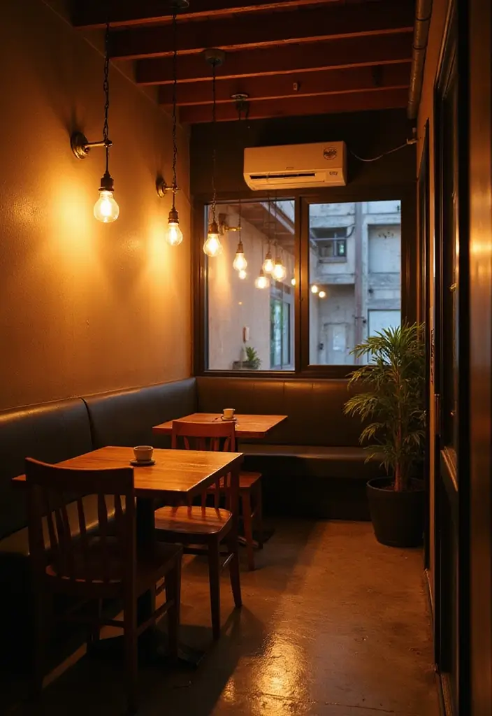 30 Korean Coffee Shop Aesthetic Ideas You’ll Want to Visit 14 30 Korean Coffee Shop Aesthetic Ideas You’ll Want to Visit - 14. Cozy Lighting Options