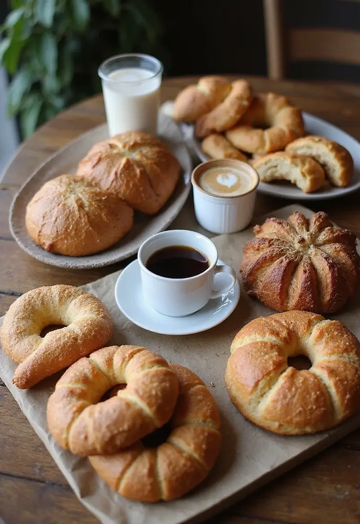 30 Mexican Coffee Bar Ideas Full of Flavor and Charm 5 30 Mexican Coffee Bar Ideas Full of Flavor and Charm - 5. Coffee and Pan Dulce Pairing