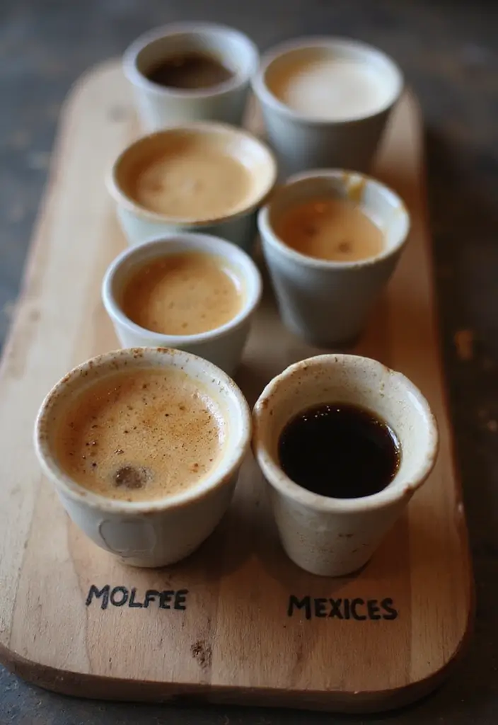 30 Mexican Coffee Bar Ideas Full of Flavor and Charm 9 30 Mexican Coffee Bar Ideas Full of Flavor and Charm - 9. Mexican Coffee Tasting Flights