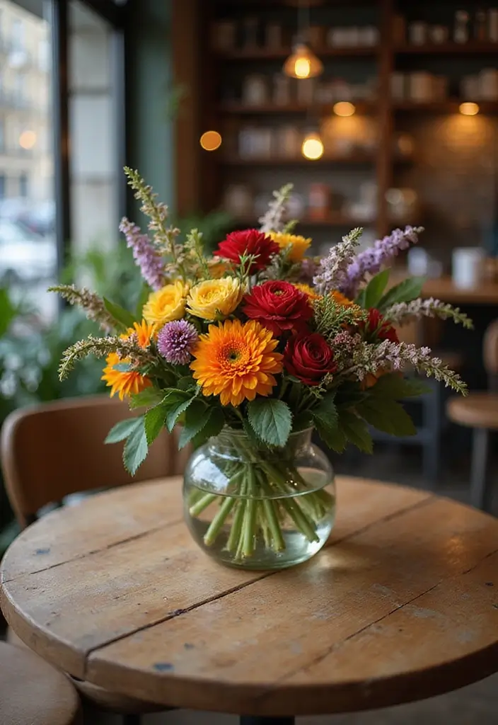 30 Paris Coffee Shop Aesthetic Ideas That Feel Dreamy 1. Floral Accents Galore