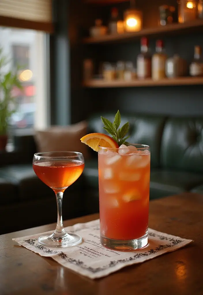 30 Paris Coffee Shop Aesthetic Ideas That Feel Dreamy 17. Classic Parisian Cocktails