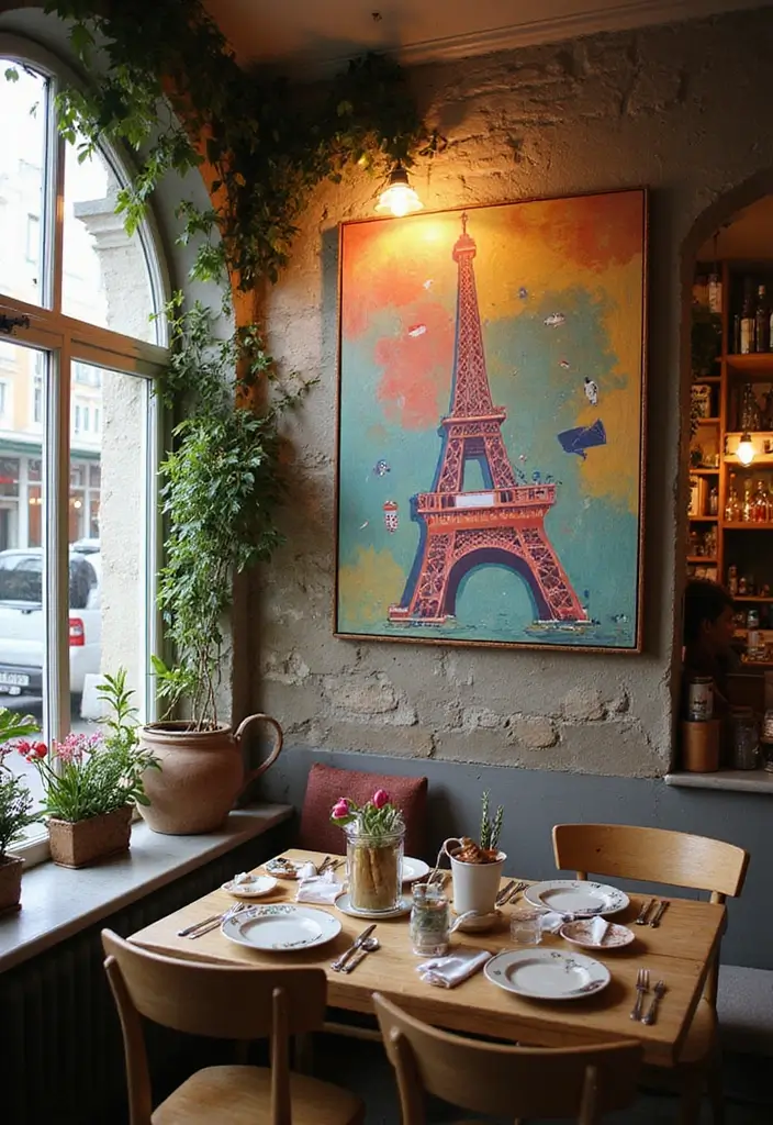 30 Paris Coffee Shop Aesthetic Ideas That Feel Dreamy 24. Whimsical Decor Items