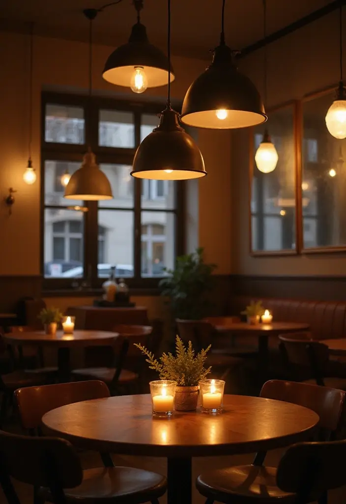 30 Paris Coffee Shop Aesthetic Ideas That Feel Dreamy 9. Warm Lighting for Cozy Vibes