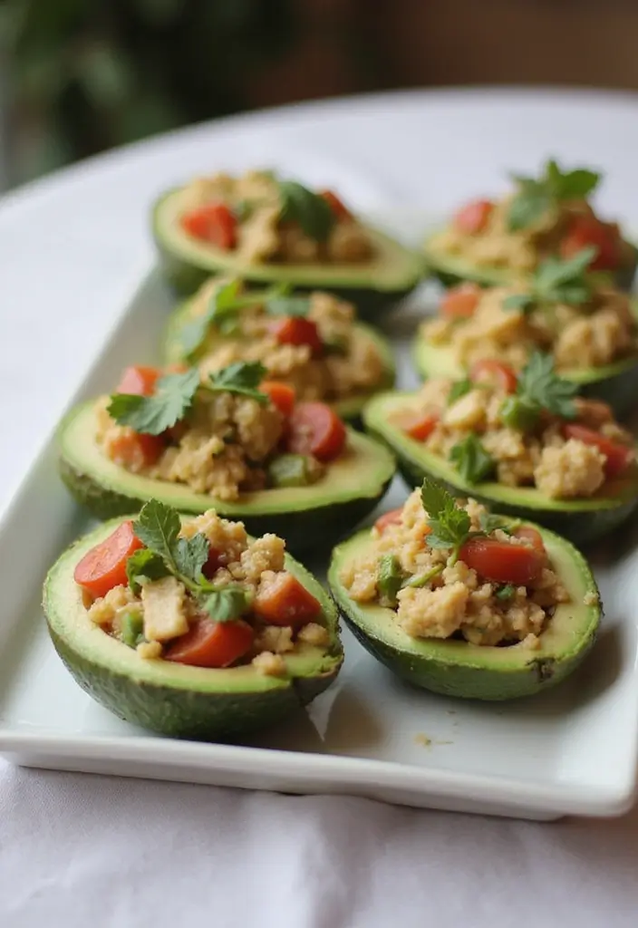 30 Savory Tea Party Food Ideas Guests Will Love 22 30 Savory Tea Party Food Ideas Guests Will Love - 22. Stuffed Avocado Boats