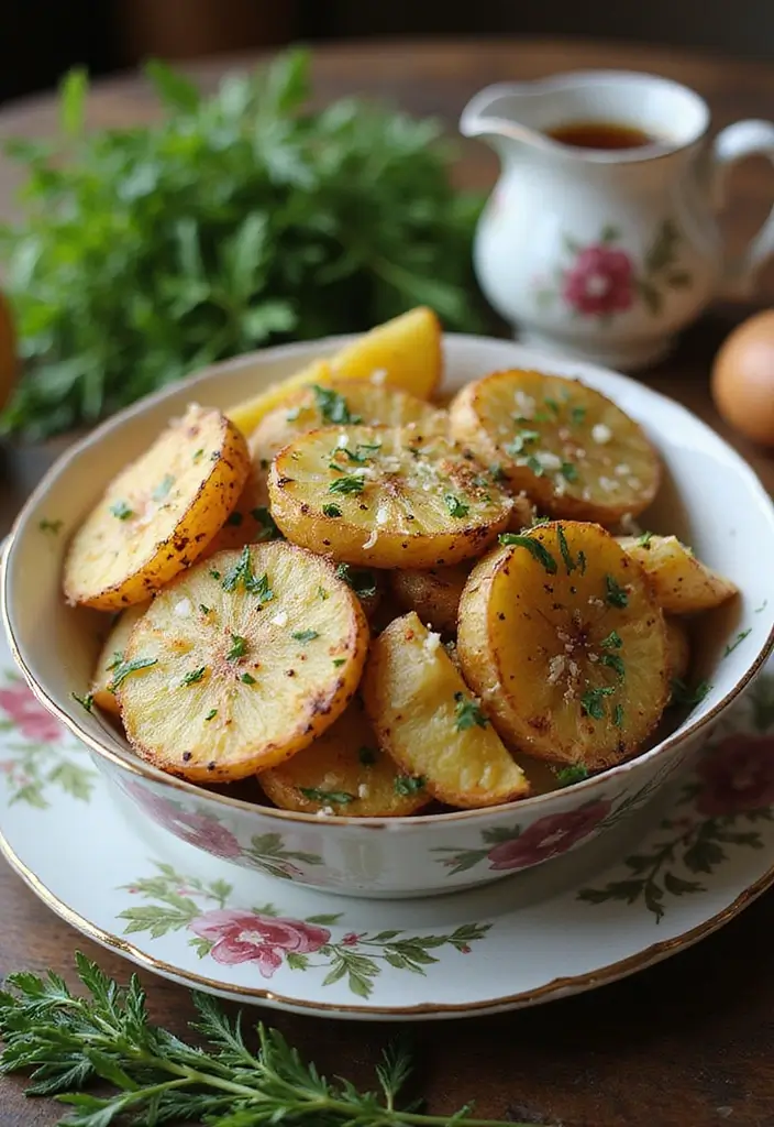 30 Savory Tea Party Food Ideas Guests Will Love 26 30 Savory Tea Party Food Ideas Guests Will Love - 26. Parmesan and Herb Roasted Potatoes