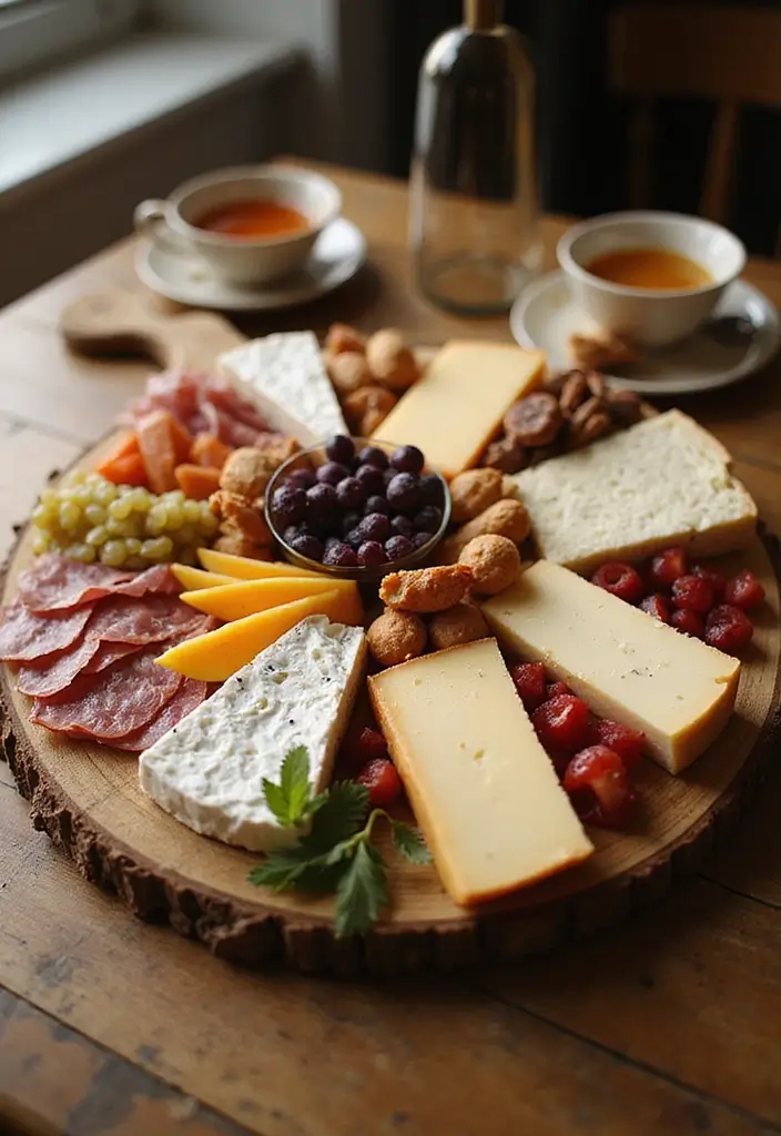 30 Savory Tea Party Food Ideas Guests Will Love 29 30 Savory Tea Party Food Ideas Guests Will Love - 29. Cheese and Charcuterie Board