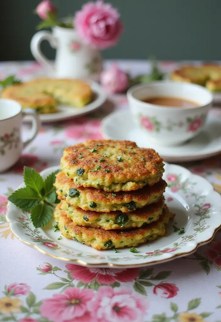 30 Savory Tea Party Food Ideas Guests Will Love 8 30 Savory Tea Party Food Ideas Guests Will Love - 8. Zucchini and Cheese Fritters