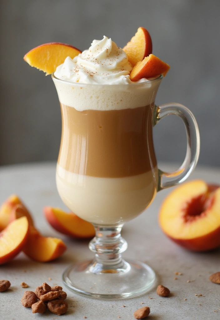 30 Scooters Coffee Drinks You Need to Taste 23 30 Scooters Coffee Drinks You Need to Taste - 23. Peaches and Cream Latte