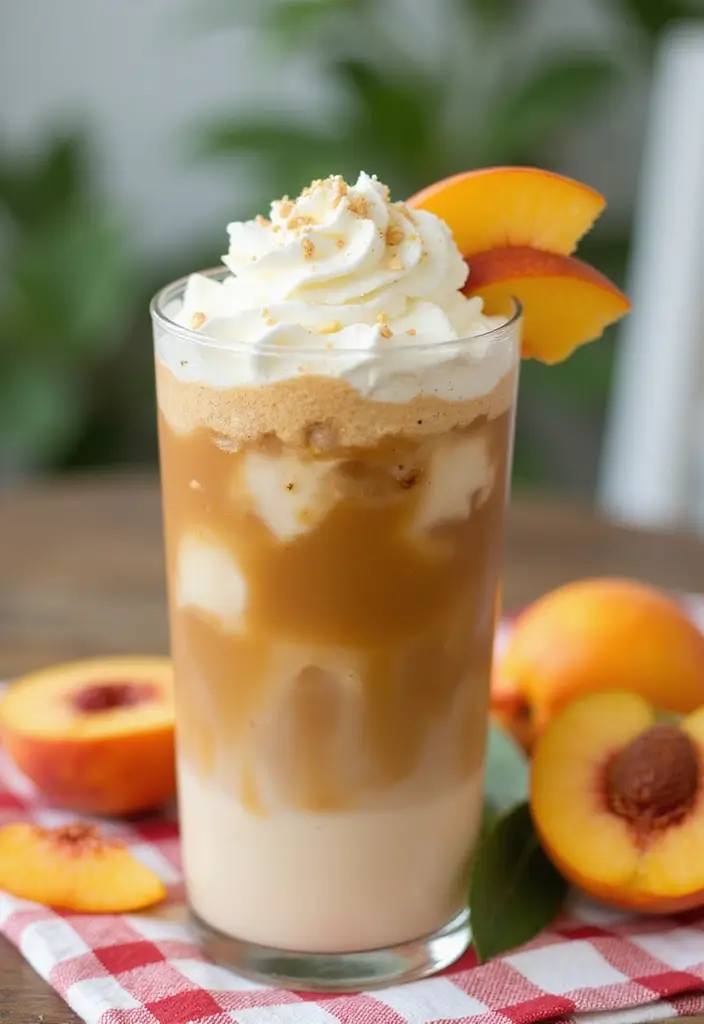 30 Starbucks Coffee Recipes You Can Make at Home 27 30 Starbucks Coffee Recipes You Can Make at Home - 27. Peaches and Cream Iced Coffee