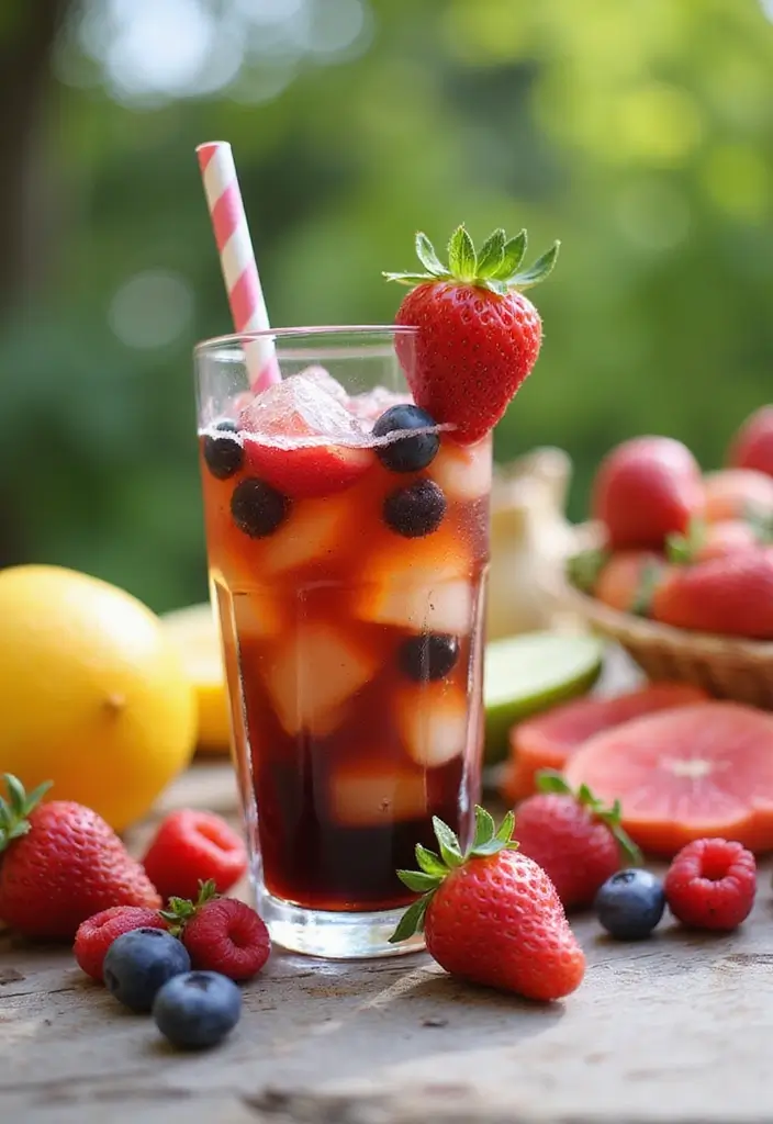 30 Summer Coffee Drinks That Keep You Cool 10 30 Summer Coffee Drinks That Keep You Cool - 10. Summer Berry Iced Coffee