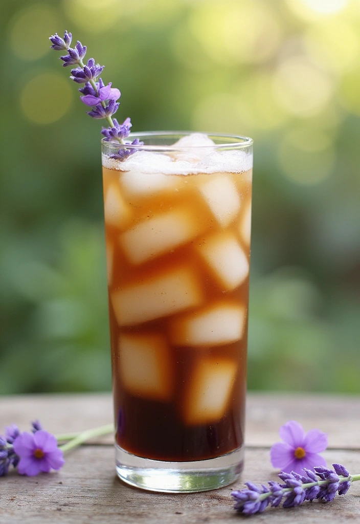 30 Summer Coffee Drinks That Keep You Cool 17 30 Summer Coffee Drinks That Keep You Cool - 17. Lavender Iced Coffee