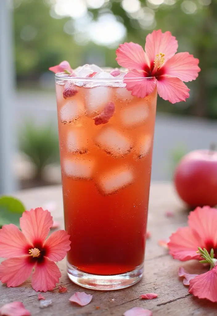 30 Summer Coffee Drinks That Keep You Cool 22 30 Summer Coffee Drinks That Keep You Cool - 22. Hibiscus Coffee Fizz