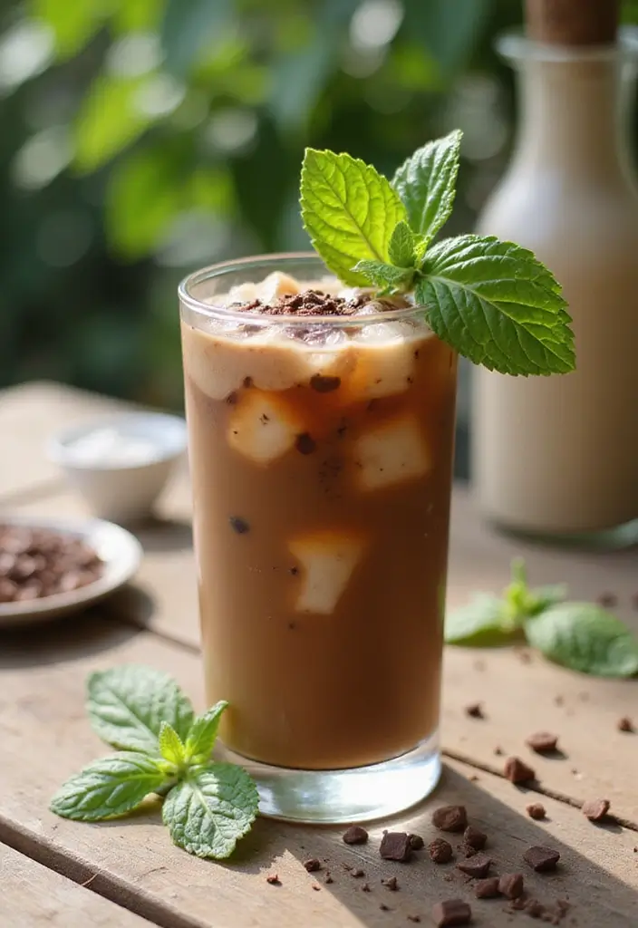 30 Summer Coffee Drinks That Keep You Cool 28 30 Summer Coffee Drinks That Keep You Cool - 28. Chocolate Mint Iced Coffee
