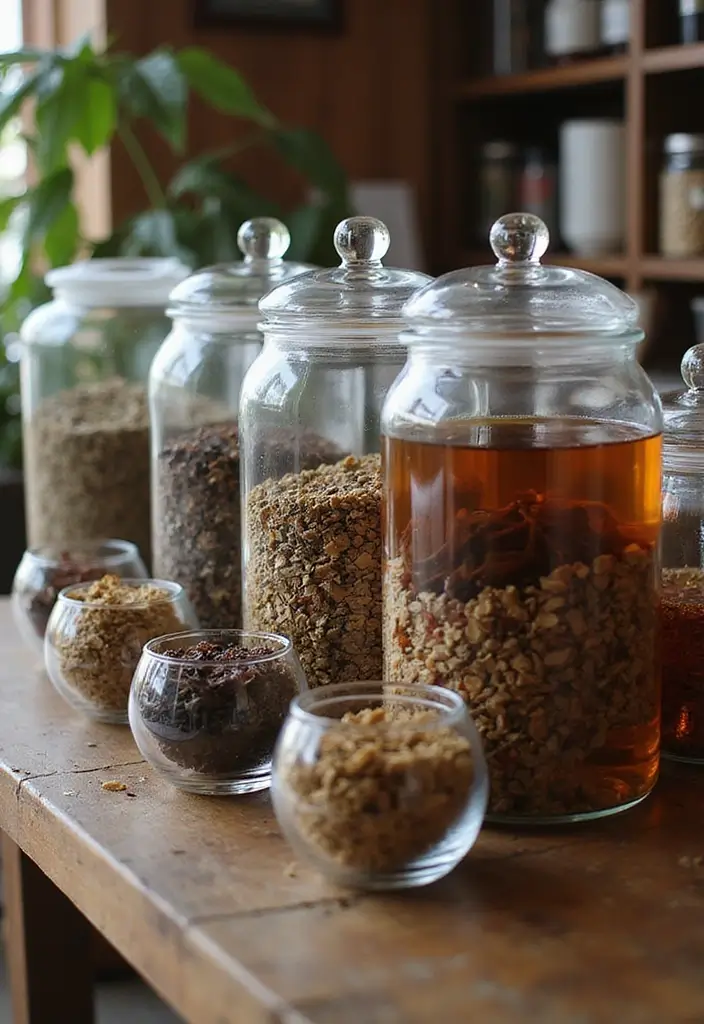 30 Tea Bar Ideas That Look Modern and Stylish 20 30 Tea Bar Ideas That Look Modern and Stylish - 20. Aromatic Tea Bar