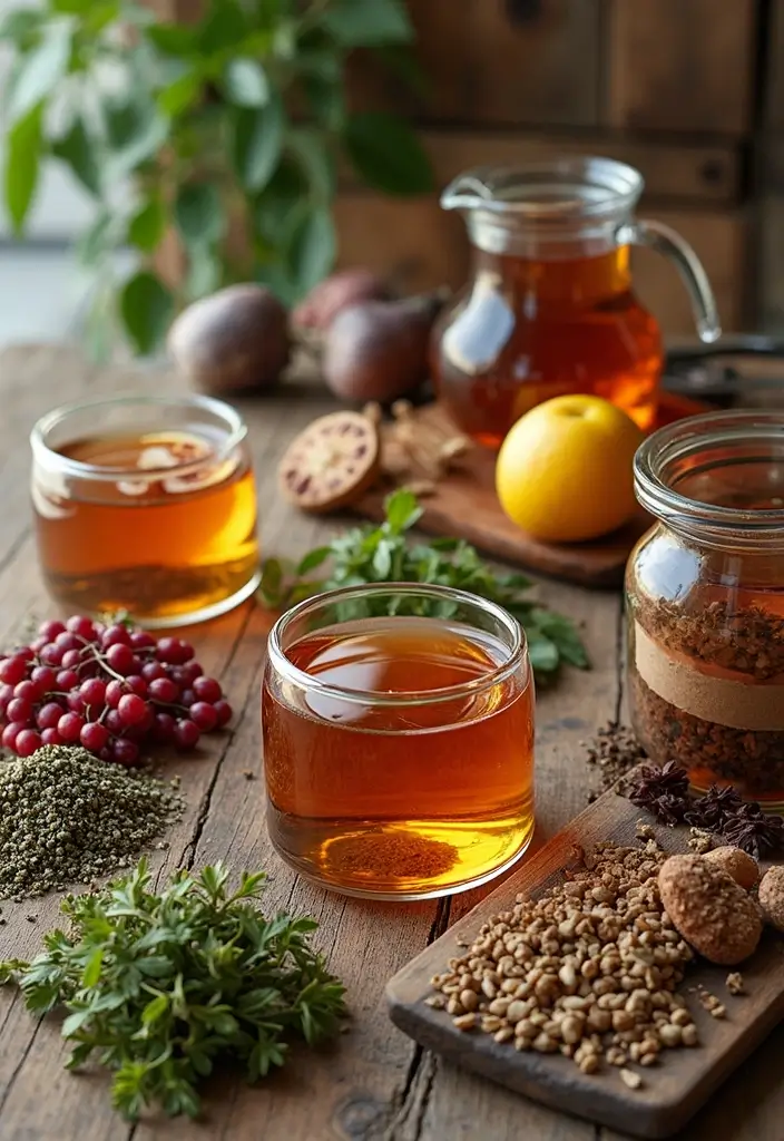 30 Tea Bar Ideas That Look Modern and Stylish 22 30 Tea Bar Ideas That Look Modern and Stylish - 22. Fresh Blend Tea Bar