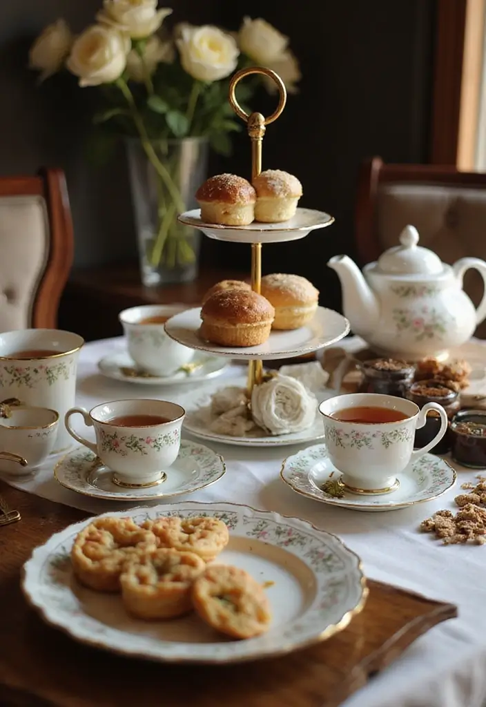 30 Tea Bar Ideas That Look Modern and Stylish 25 30 Tea Bar Ideas That Look Modern and Stylish - 25. Luxurious Tea Experience