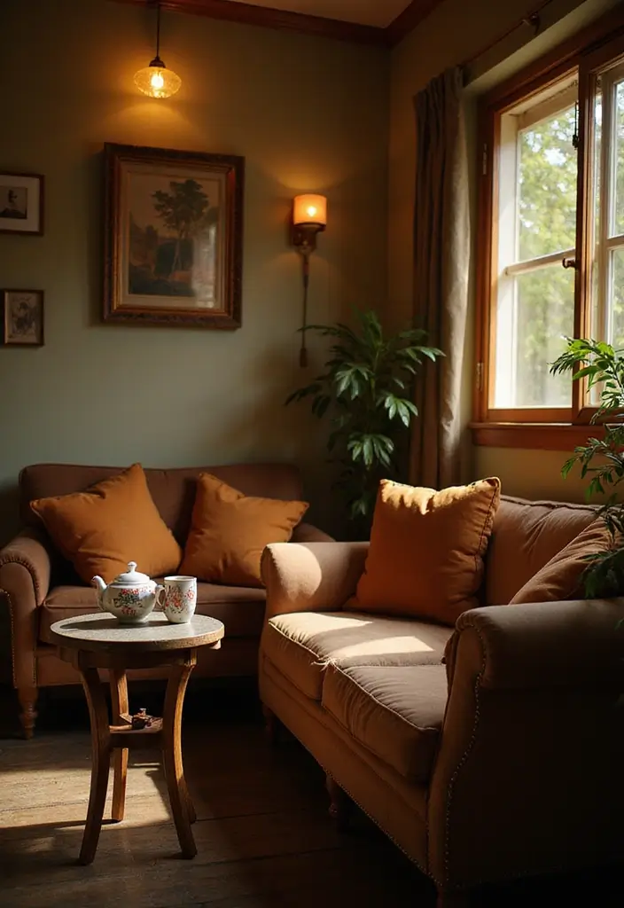 30 Tea Bar Ideas That Look Modern and Stylish 9 30 Tea Bar Ideas That Look Modern and Stylish - 9. Cozy Corner Nook