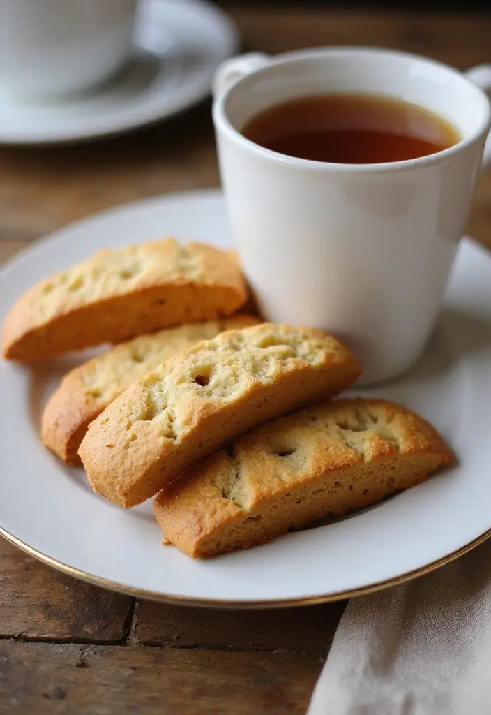 30 Tea Party Brunch Ideas That Guests Will Never Forget 13. Homemade Biscotti